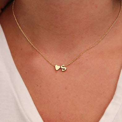 Initial Love Personalized Necklace