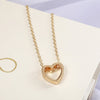 Simple Hollow Heart Necklace