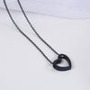 Simple Hollow Heart Necklace