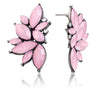 Crystal Leaf Earrings