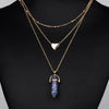 Three-Layer Crystal Necklace