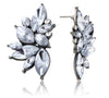 Crystal Leaf Earrings