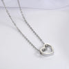 Simple Hollow Heart Necklace