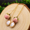 Natural Fresh Water Baroque Pearl Dangle Earrings