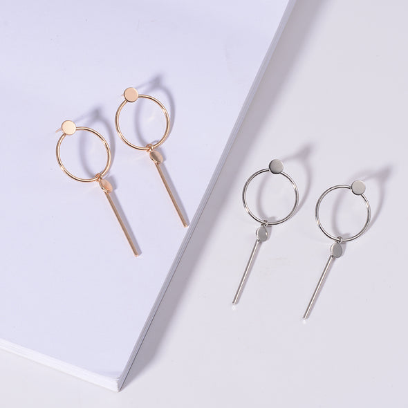 Elegant Round Circle Earrings